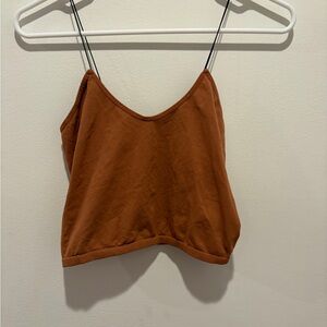 Free People Spaghetti Strap Cropped Camisole